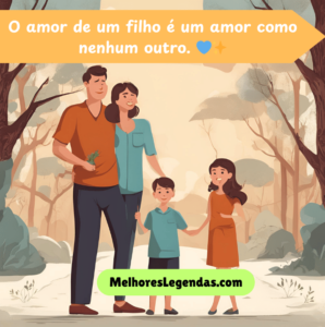 legendas para foto com filhos