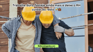 Legenda para fotos de festas com colega de trabalho