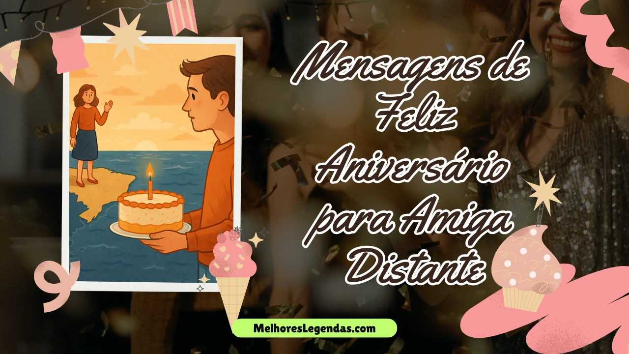 20+ Mensagens de Feliz Aniversário para Amiga Distante