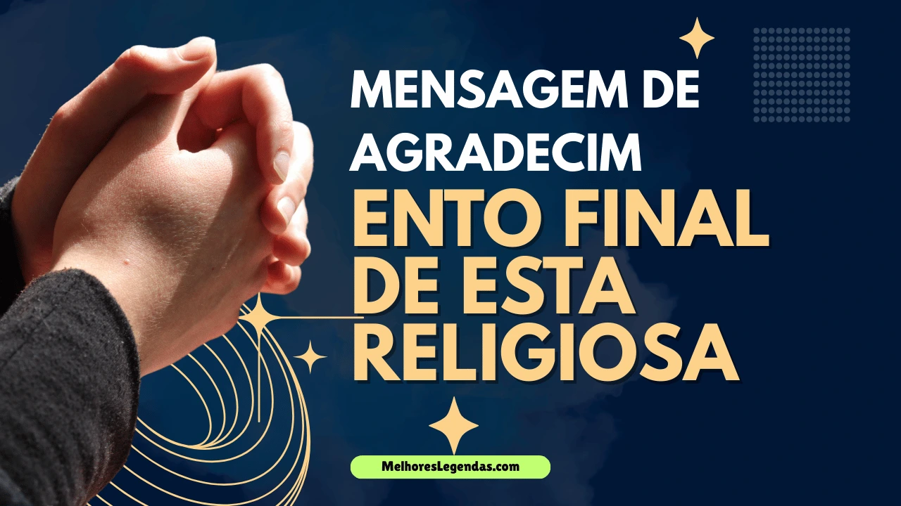Mensagem de Agradecimento Religiosa