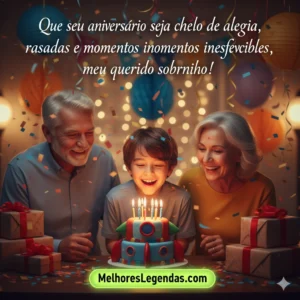 Mensagens de aniversario de tia para sobrinho querido
