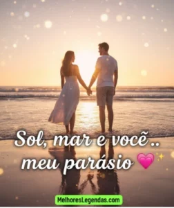 Frases para foto na Praia com Namorado