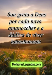 Mensagem de agradecimento a deus pela vida