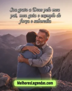 Mensagem de agradecimento a deus pela vida do meu pai