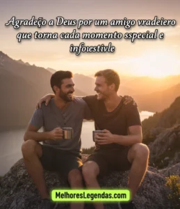 Mensagem de agradecimento a deus pela vida de um amigo